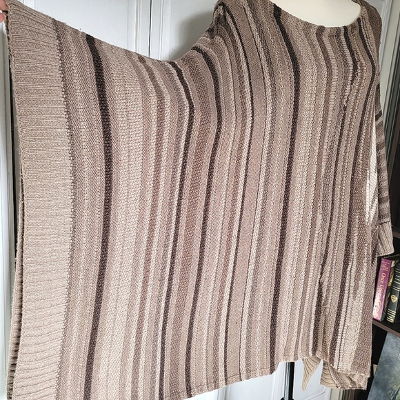 Ralph Lauren‎ Oversized Wool Cashmere Blend Poncho Sweater One Size - Picture 3 of 8